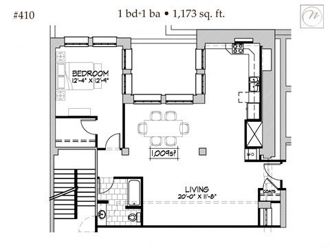 a floor plan of a small house